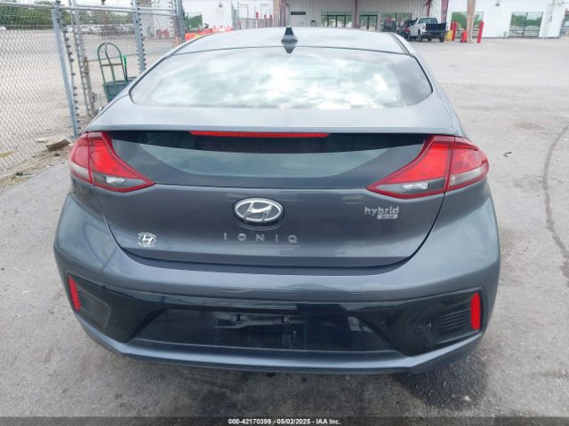 KMHC65LC9JU077745 Hyundai Ioniq Hybrid Blue