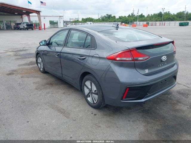 KMHC65LC9JU077745 Hyundai Ioniq Hybrid Blue