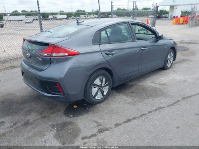 KMHC65LC9JU077745 Hyundai Ioniq Hybrid Blue