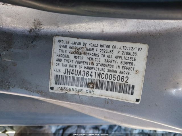 1998 ACURA TL JH4UA3641WC005062 Photo 8