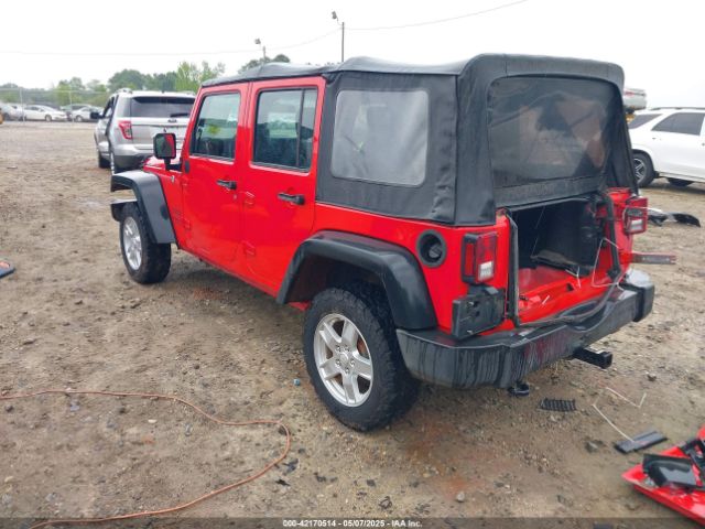 1C4BJWDG6GL221689 Jeep Wrangler Unlimited Sport