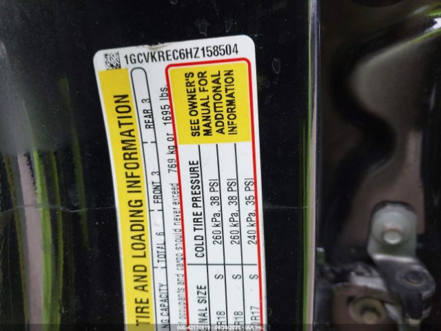 1GCVKREC6HZ158504 Chevrolet Silverado 1500 2lt