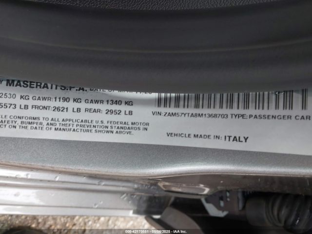 2021 MASERATI GHIBLI ZAM57YTA8M1368703 Photo 8
