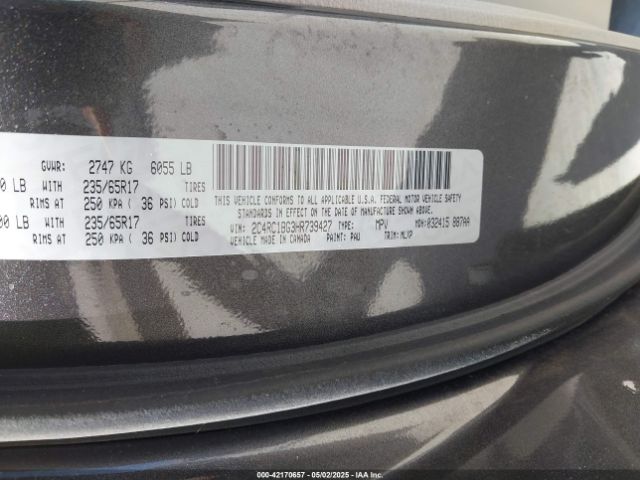 2017 CHRYSLER PACIFICA 2C4RC1BG3HR739427 Photo 8