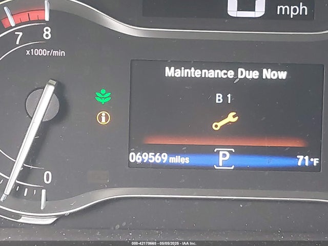 5FNYF5H59GB040426 Honda Pilot Ex-l