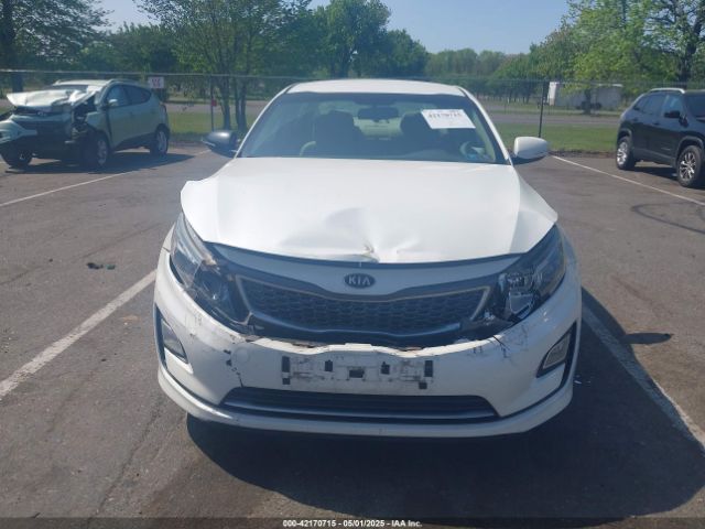 KNAGM4AD8E5076052 KIA Optima Hybrid Lx