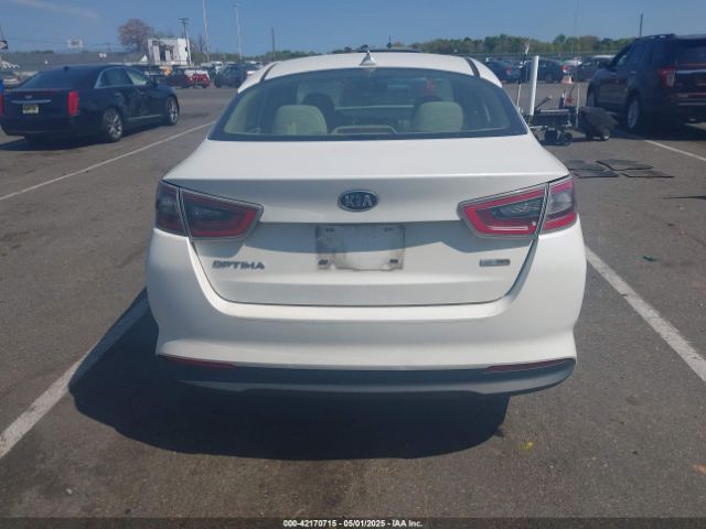 KNAGM4AD8E5076052 KIA Optima Hybrid Lx