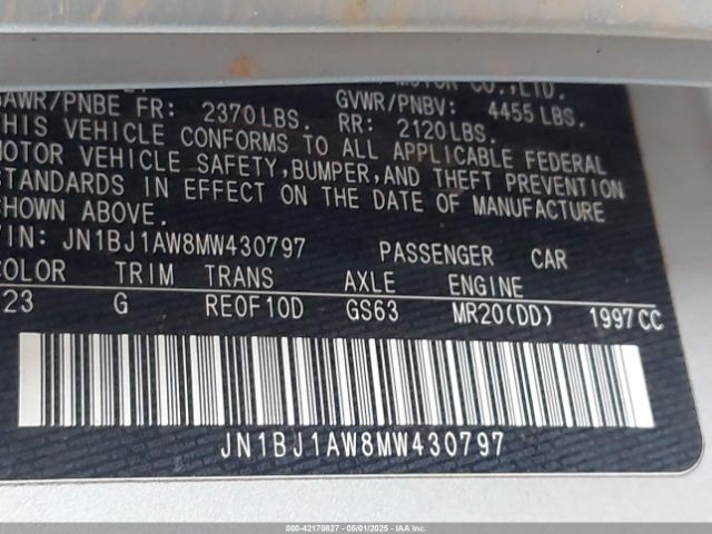 2021 NISSAN ROGUE SPORT JN1BJ1AW8MW430797 Photo 8