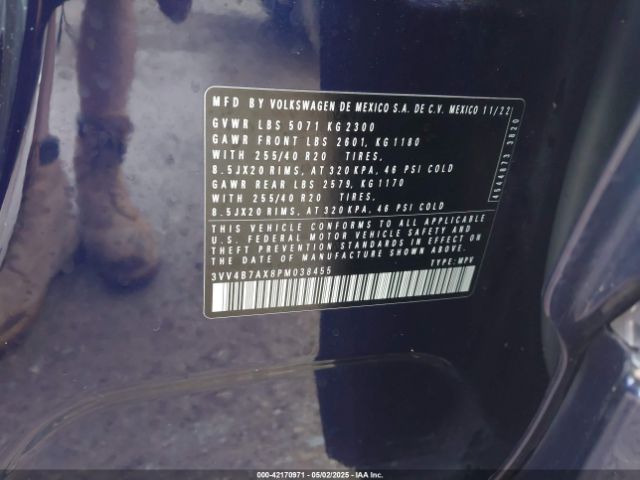 2023 VOLKSWAGEN TIGUAN 3VV4B7AX8PM038455 Photo 8