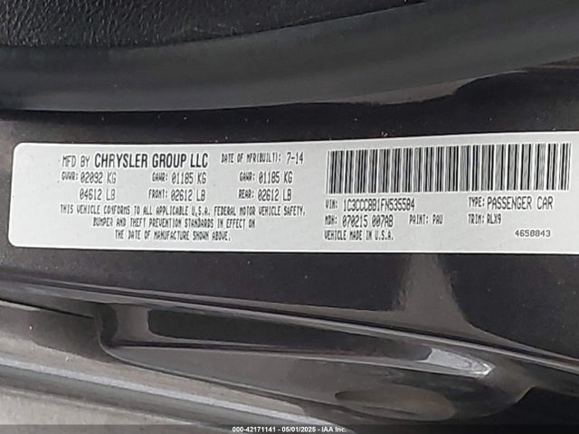 1C3CCCBB1FN535584 Chrysler 200 S