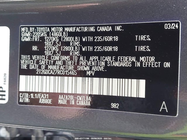 Lexus a25a-fks 2024 2T2GDCAZ7RC015465 Image 9