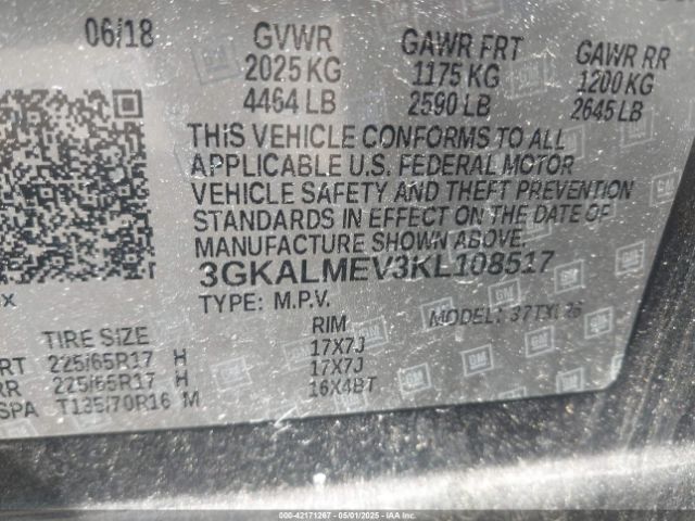 2019 GMC TERRAIN 3GKALMEV3KL108517 Photo 8