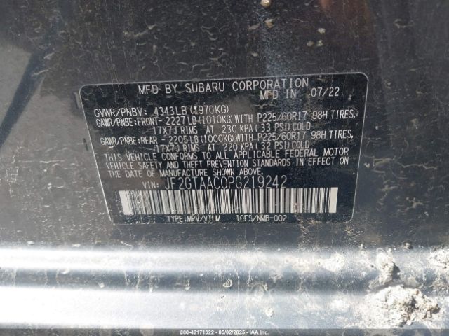2023 SUBARU CROSSTREK JF2GTAAC0PG219242 Photo 8