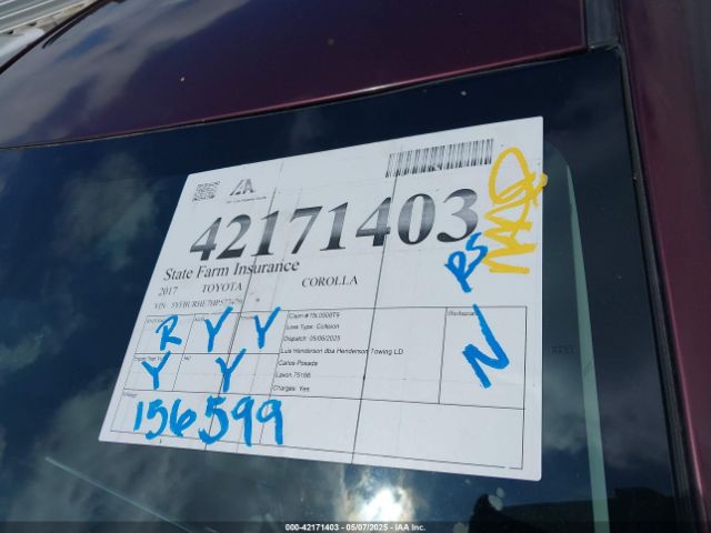 5YFBURHE7HP577479 Toyota Corolla Se Special Edition