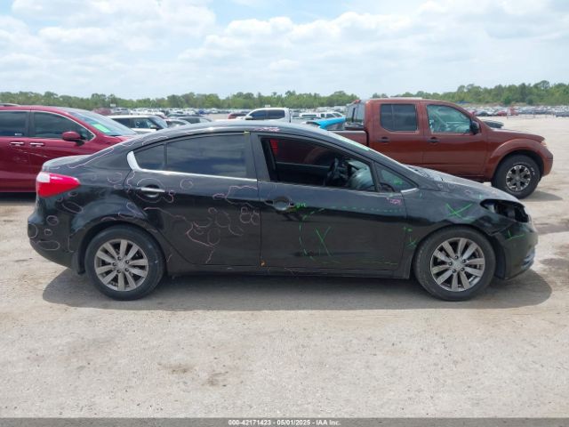 KNAFX4A85E5054225 KIA FORTE EX