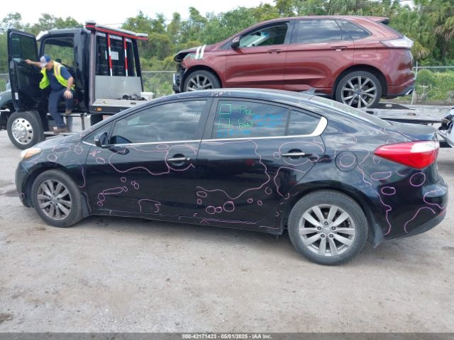 KNAFX4A85E5054225 KIA FORTE EX