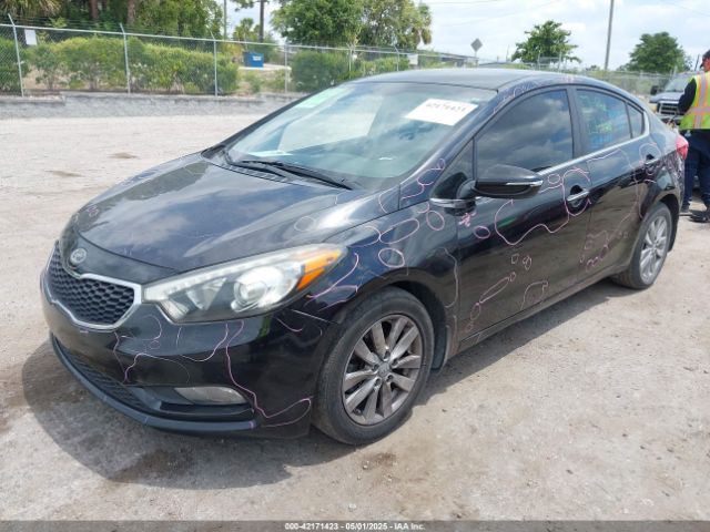 KNAFX4A85E5054225 KIA FORTE EX