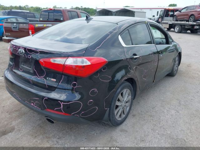 KNAFX4A85E5054225 KIA FORTE EX