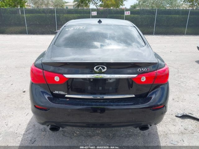 JN1FV7AP6GM421131 Infiniti Q50 3.0t Red Sport 400