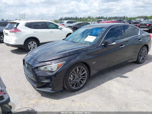 JN1FV7AP6GM421131 Infiniti Q50 3.0t Red Sport 400