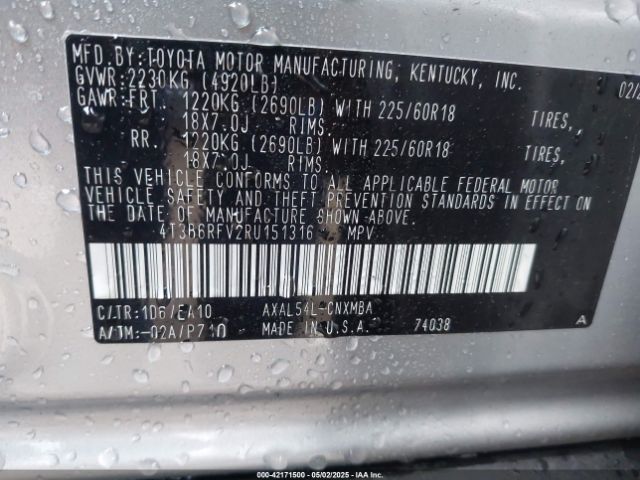 2024 TOYOTA RAV4 HYBRID 4T3B6RFV2RU151316 Photo 8