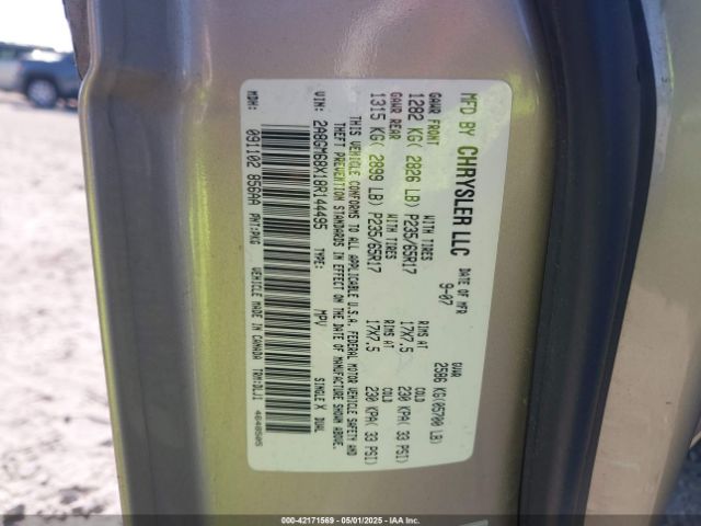 2008 CHRYSLER PACIFICA 2A8GM68X18R144495 Photo 8