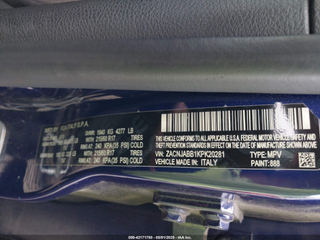 2019 JEEP RENEGADE ZACNJABB1KPK20281 Photo 8