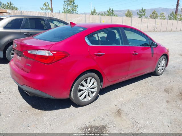 KNAFX4A84E5085384 KIA FORTE EX