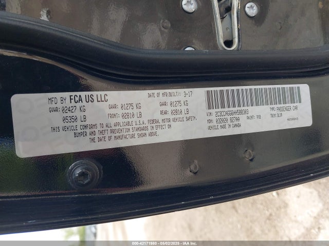 Chrysler 300 300s Awd 2017 2C3CCAGG6HH588303 Image 9