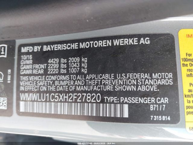 2017 MINI CLUBMAN WMWLU1C5XH2F27820 Photo 8