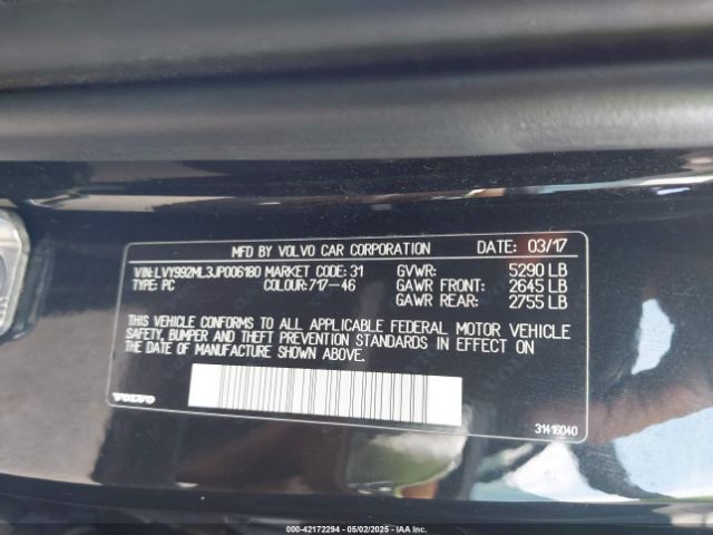 2018 VOLVO S90 LVY992ML3JP006180 Photo 8