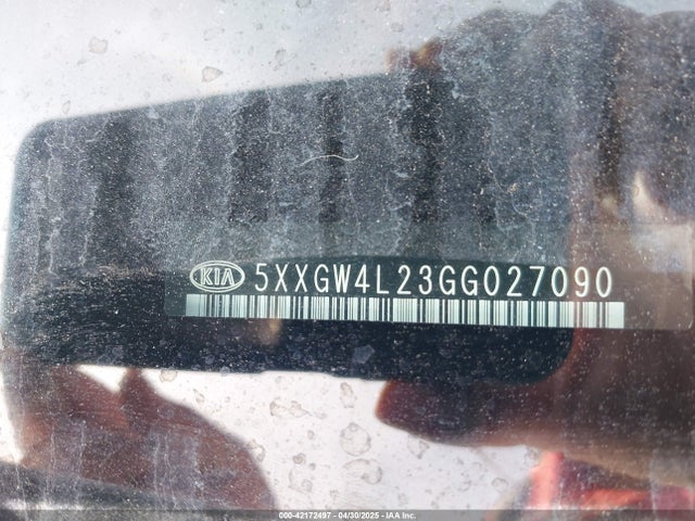 5XXGW4L23GG027090 KIA t-gdi theta ii