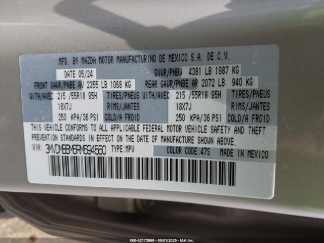 3MVDMBBM6RM694560 Mazda Cx-30 2.5 S Select Sport