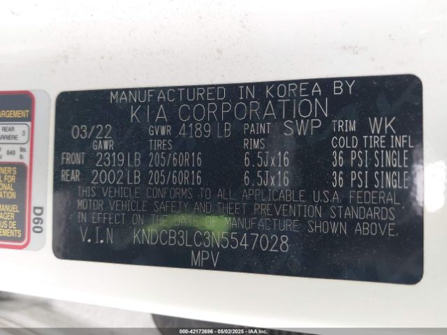 2022 KIA NIRO KNDCB3LC3N5547028 Photo 8