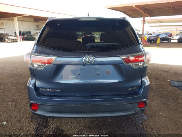 5TDKKRFH2FS115421 Toyota Highlander Xle V6