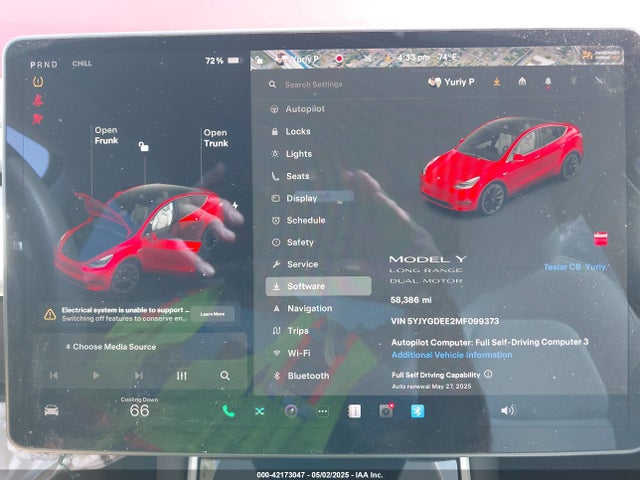 2021 TESLA MODEL Y 5YJYGDEE2MF099373 Photo 6