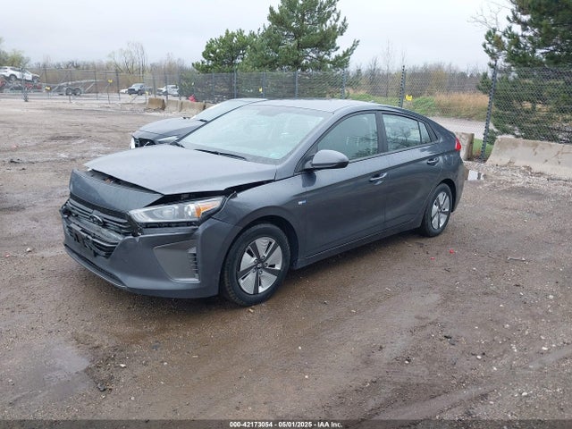 KMHC65LC7KU117578 Hyundai Ioniq Hybrid Blue
