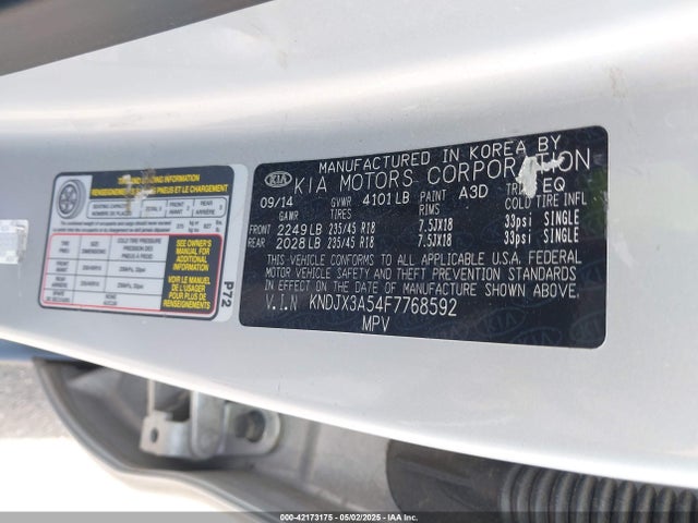 KIA Soul ! 2015 KNDJX3A54F7768592 Image 9