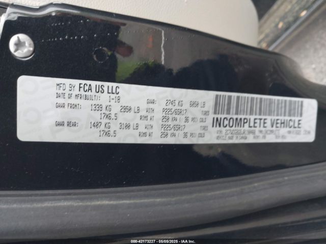 2C7WDGBG5JR190468 Dodge Grand Caravan Se