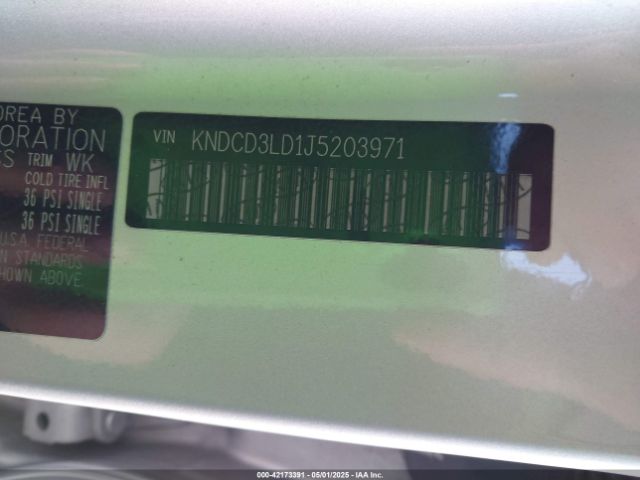 KNDCD3LD1J5203971 KIA Niro Plug-in Hybrid Ex