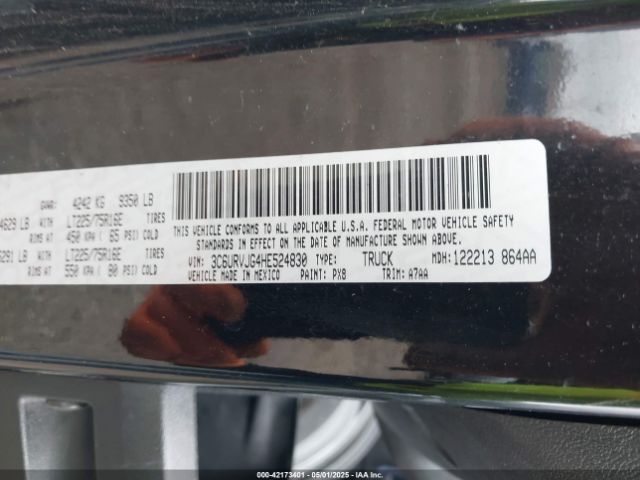 3C6URVJG4HE524830 RAM Promaster 3500