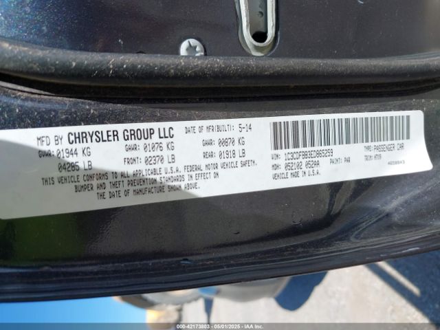 1C3CDFBB3ED865259 Dodge DART SXT