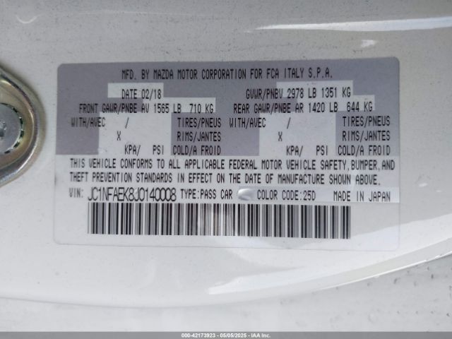 JC1NFAEK8J0140008 Fiat a4