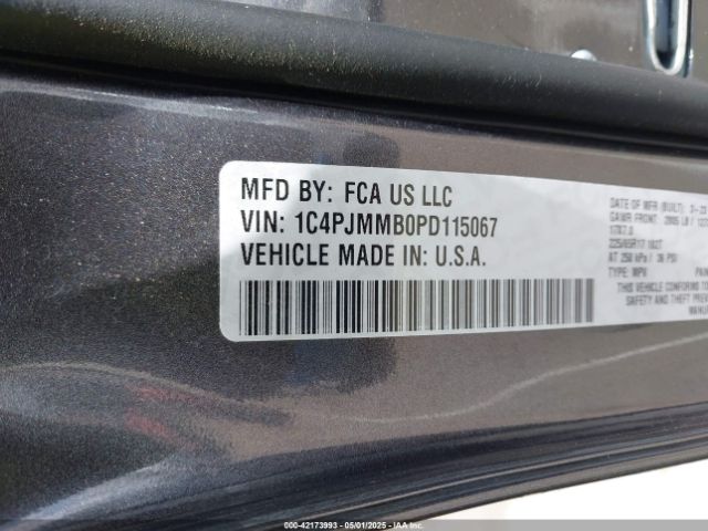 1C4PJMMB0PD115067 Jeep Cherokee Altitude Lux 4x4