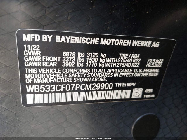 BMW 2023 2023 WB533CF07PCM29900 Image 9