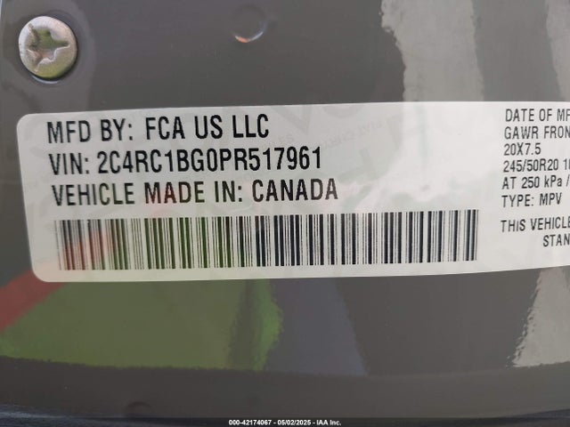 Chrysler Pacifica Touring L 2023 2C4RC1BG0PR517961 Image 9