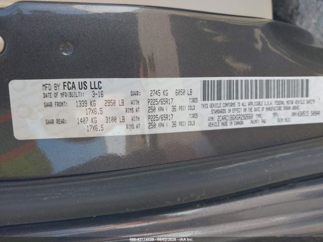 2016 CHRYSLER TOWN & COUNTRY 2C4RC1BGXGR292660 Photo 8