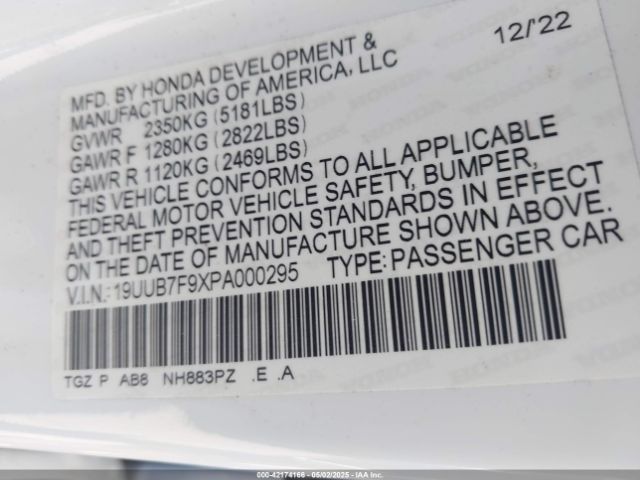 2023 ACURA TLX 19UUB7F9XPA000295 Photo 8