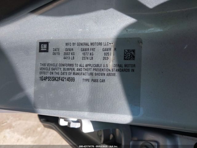 1G4PS5SK2F4214599 Buick Verano Leather Group