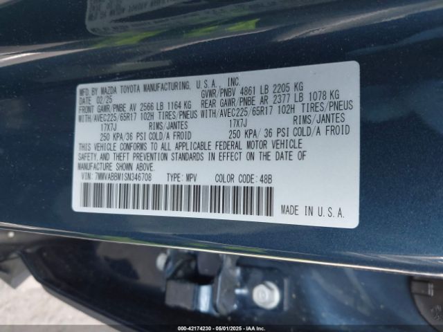 7MMVABBM1SN346708 Mazda Cx-50 2.5 S Preferred Package